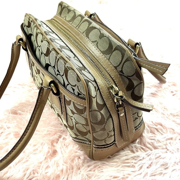 Coach Monogram canvas/leather satchel j067110532 - Picture 2 of 14